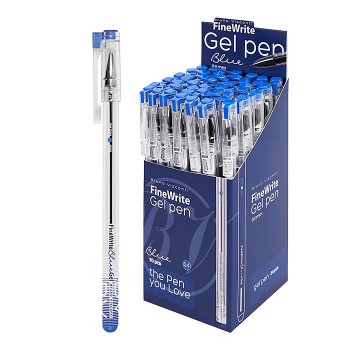 Ручка "Finewrite" гелевая, 0.4 мм, синий