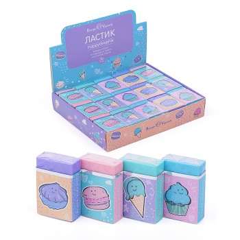 Ластик "HappyGraphix. My Sweet", 4 цвета