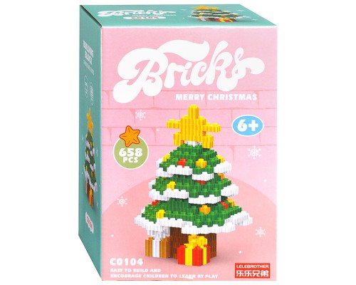 Конструктор "Рождественская елка" 658 (дет.)
