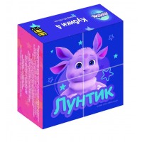 Кубики 4шт "Лунтик" (Мельница)
