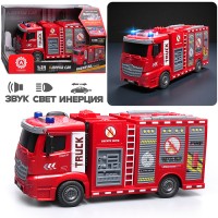 Машина "Пожарная" на батарейках, в коробке
