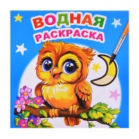 Водная раскраска. Совенок