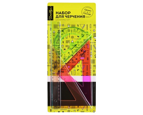 Набор для черчения из 4-х предметов, блистер