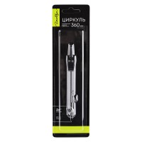 Циркуль металлический, L-132 мм, блистер