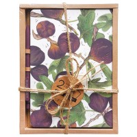 Набор подарочный "Flora. Paradise. Инжир" (две тетради BV и ручка)