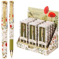 Ручка "Mimiwrite. Flora. Луговые травы" шариковая, 0,5 мм, синяя, в подарочной упаковке,
