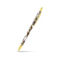 Ручка металлическая "Flora. Ирисы" шариковая, 0,7 мм, синяя, в подарочной упаковке