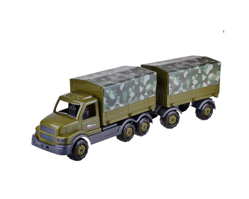 Сталкер, автомобиль бортовой тентовый военный с прицепом