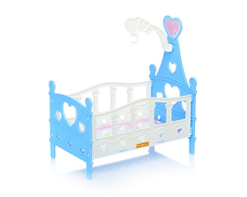 Кроватка сборная для кукол №3 (6 элементов) (в пакете)