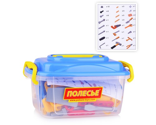 Набор инструментов №15 (57 элементов) (в контейнере)