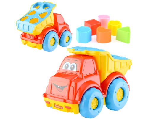Игрушка развивающая "Автомобиль-самосвал" (в сеточке)