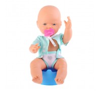 Пупс "Весёлый" (35 см) с соской и горшком (в пакете)