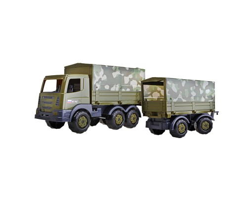 Престиж, автомобиль бортовой тентовый военный с прицепом