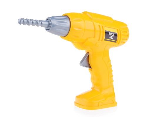 Шуруповёрт №2 игрушечный (жёлтый) (в пакете)