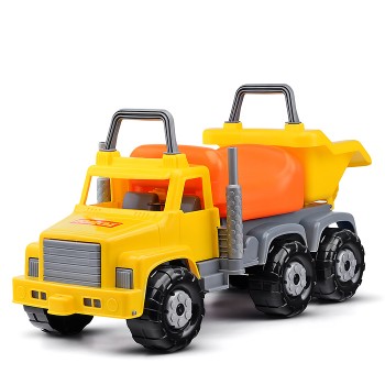 Автомобиль-каталка "Супергигант-2" (жёлто-оранжевый)