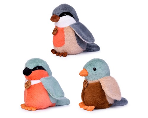 Мягкая игрушка "Птичка с надписью" 19 см