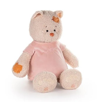 Кошка Мэри в платье св.пудровом, 37см