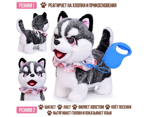 Собака "Дик" (ходит, поет, облизывает, повторяет) в пакете