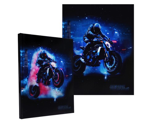 Дневник 1-11кл. "Огненный мотоцикл" (7БЦ: А5+; твёрдый переплёт 7БЦ)