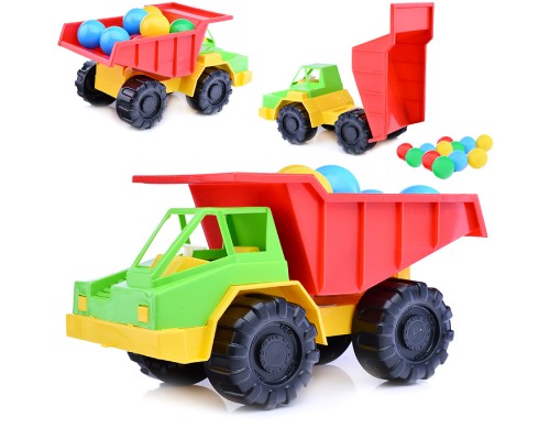 Грузовик Карьерный + шарики 7 см