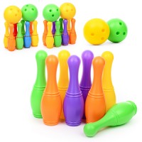 Кегли с большими шарами (8+2), в сетке