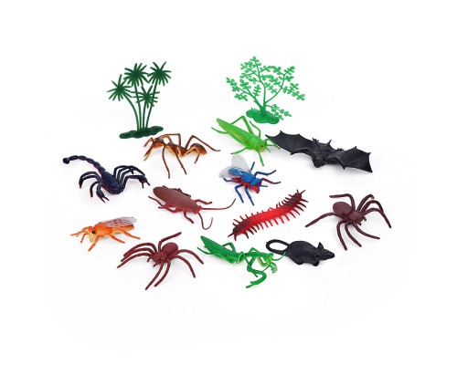 Пластизоль насекомые 12 шт. в пак. Рассказы о животных