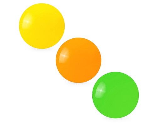 Мяч пластизол (Радуга)