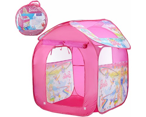 Палатка детская игровая "Барби" 83х80х105см, в сумке