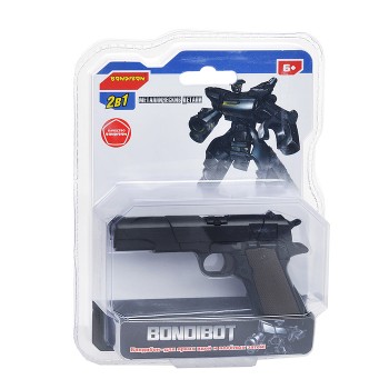 Трансформер 2в1 "Робот-пистолет Кольт" цвет черный