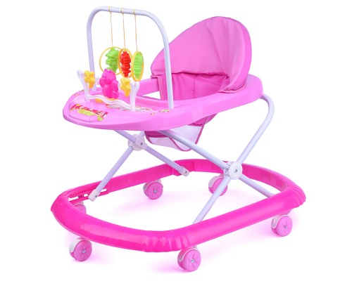 Ходунки "Мишутка" (розовый) в пакете