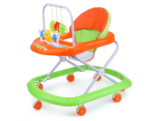 Ходунки "Бабочки" (зеленый-оранжевый) в пакете