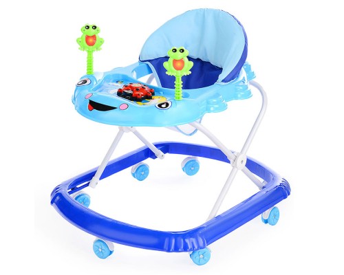 Ходунки "Божья коровка" голубые, в пакете