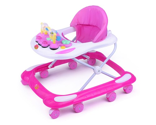 Ходунки "Цветок" (розовый-белый) в пакете