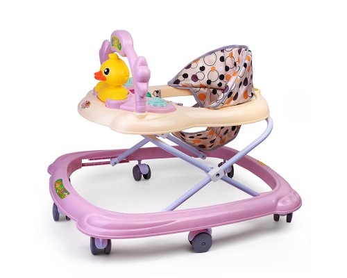 Ходунки "Хитрая уточка" (цвет розовый)