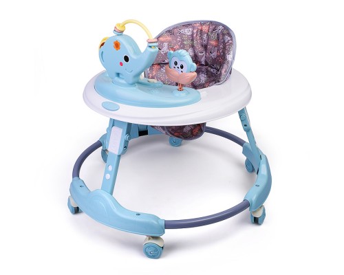 Ходунки "Веселый слоник" (цвет голубой)