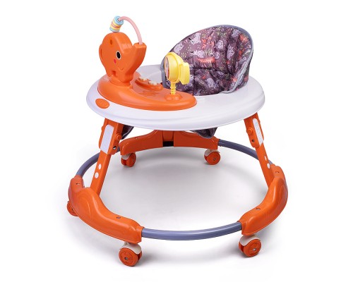 Ходунки "Веселый слоник" (цвет оранжевый)