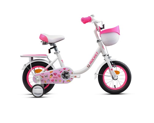 Велосипед 12" Rocket Bella, цвет белый