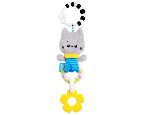 Игрушка-подвеска погремушка Котёнок Кекс