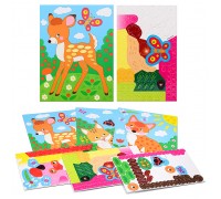 Разноцветная мозаика. Лисичка. Оленёнок. Рысёнок. 3 в 1