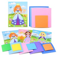 Мягкая картинка. Аппликации для девочек. 3 в 1