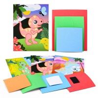 Мягкая картинка. Дино детки. 3 в 1