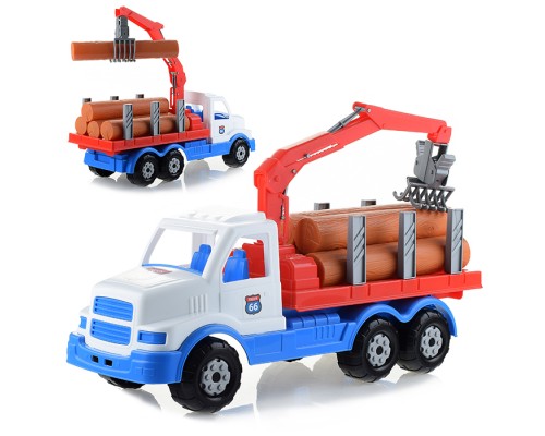 Автомобиль-лесовоз "Сталкер" (бело-синий)