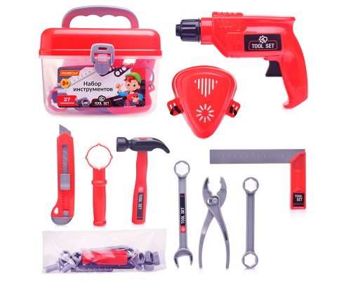 Набор инструментов №28 (27 элементов) (в чемоданчике)