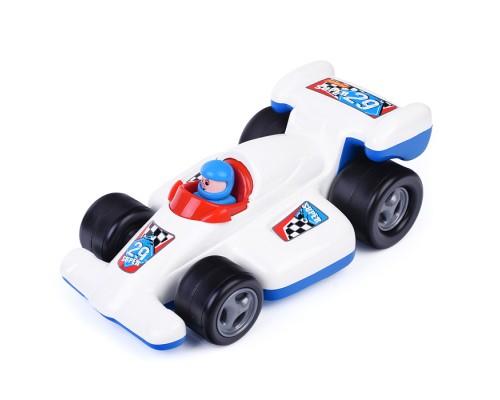 Автомобиль "Формула" гоночный с пилотом (в сеточке)