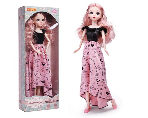 Кукла "Александра" (55 см) в праздничном платье (в коробке)