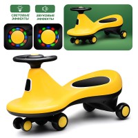 Каталка-бибикар, в коробке (желтый)