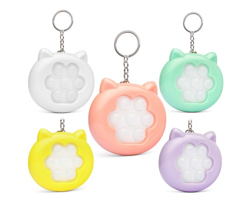 Игрушка - антистресс-брелок "Кошачья лапа" 7,5см.