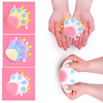 Игрушка-антистресс "Лапа плюшевого медведя"