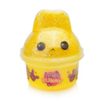 Игрушка для детей "Funny Slime", слайм с вложениями, зайка