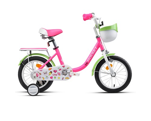 Велосипед 14" Rocket Bella, цвет розовый